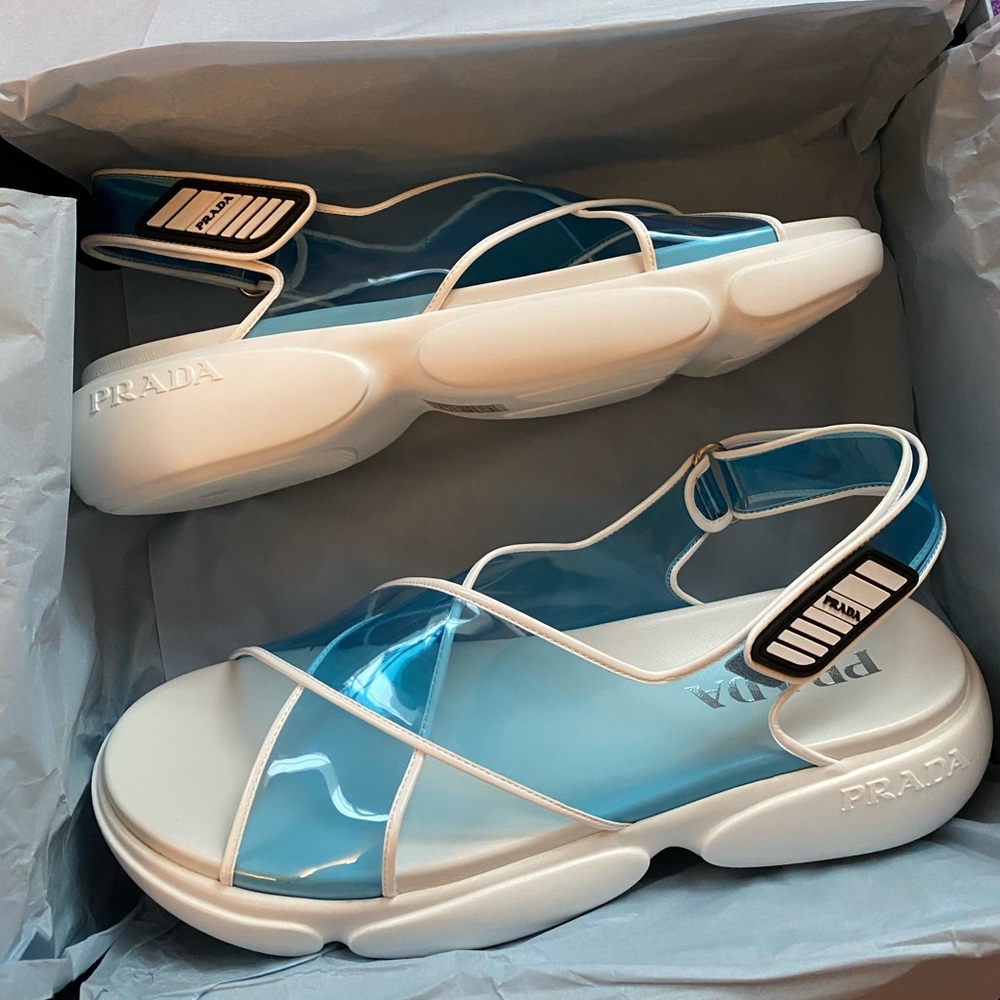 Prada
Cloudbust PVC Sandals